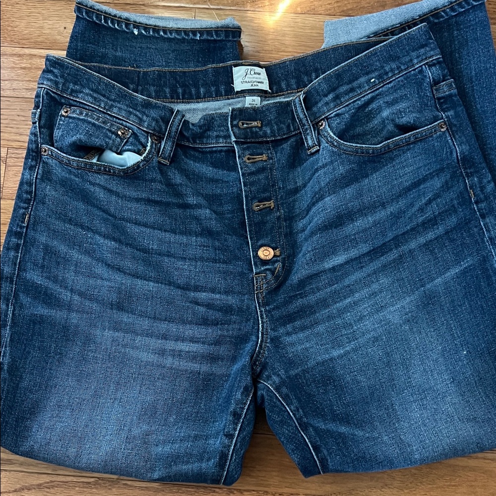 J. Crew Boyfriend cut Denim Jeans